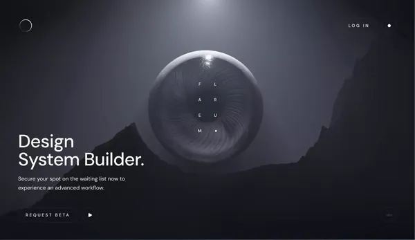Flareum - Design System Builder - Landing design inspiration