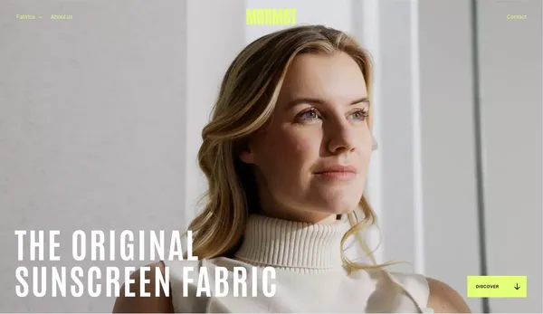 Mermet | The original Sunscreen fabric for interior and exterior - Landing design inspiration