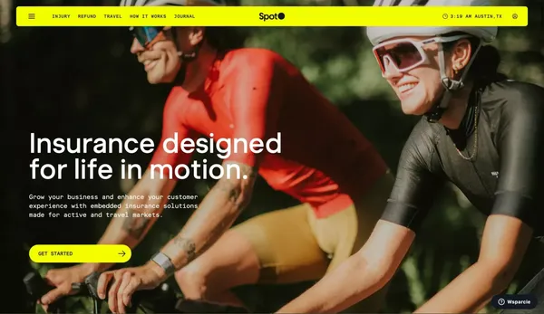 Spot Insurance | Designed for life in motion. - Landing design inspiration
