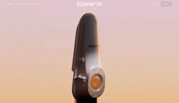 Taara - Landing design inspiration