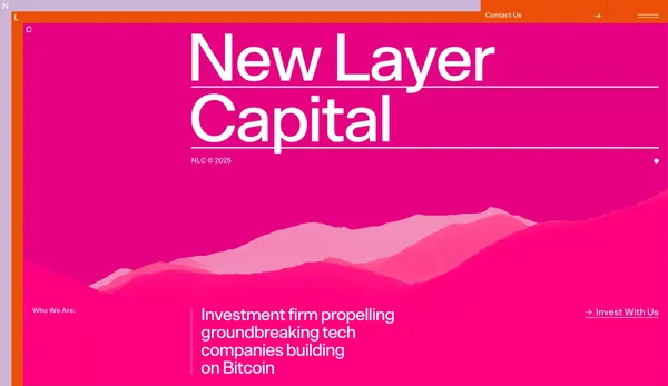 NLC | New Layer Capital - Portfolio design inspiration