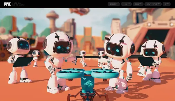 AWE | Opening the Portal to Autonomous Worlds - Landing design inspiration
