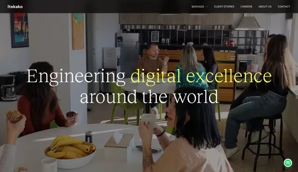 Itekako - Software Development - Portfolio design inspiration