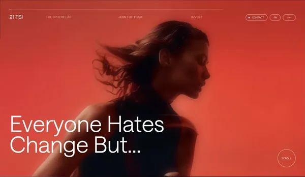 21 TSI | Join The Future Of The Sports Industry - Landing design inspiration