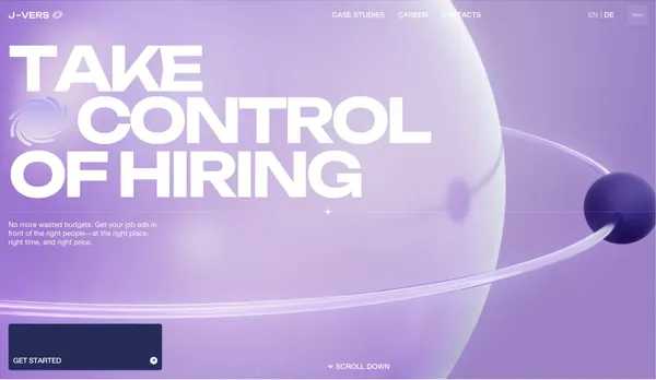 J-Vers - Portfolio design inspiration