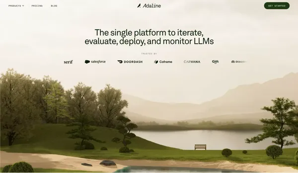 Adaline - Landing design inspiration