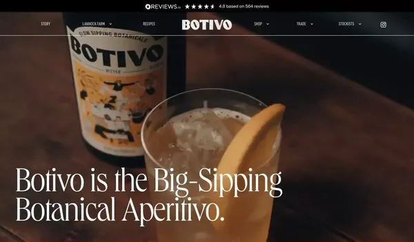 Botivo - Landing design inspiration