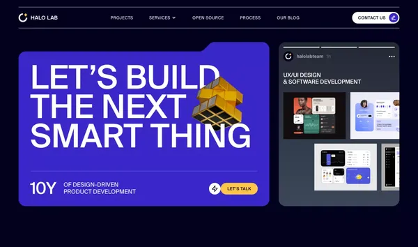 Custom Design and Development Services — Halo Lab - Landing design inspiration