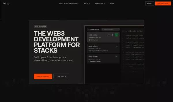 Platform - Landing design inspiration