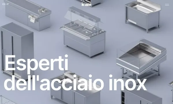 Icam INOX | Specialisti dell'inox - Landing design inspiration