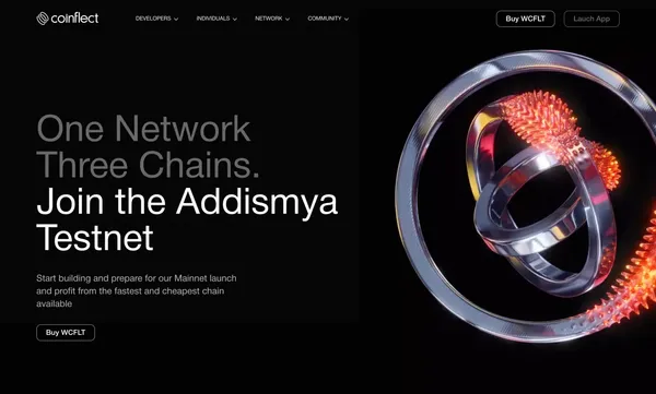 Coinflect - Landing design inspiration