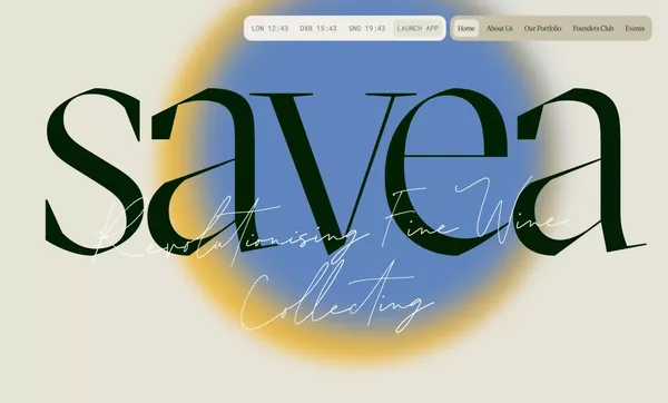 Revolutionising fine wine investment - Landing design inspiration