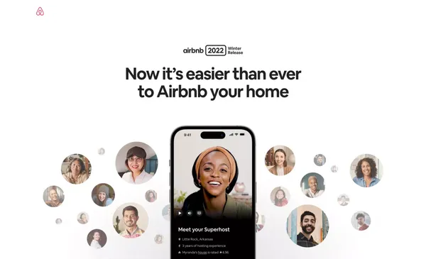 The Airbnb 2022 Winter Release - Landing design inspiration