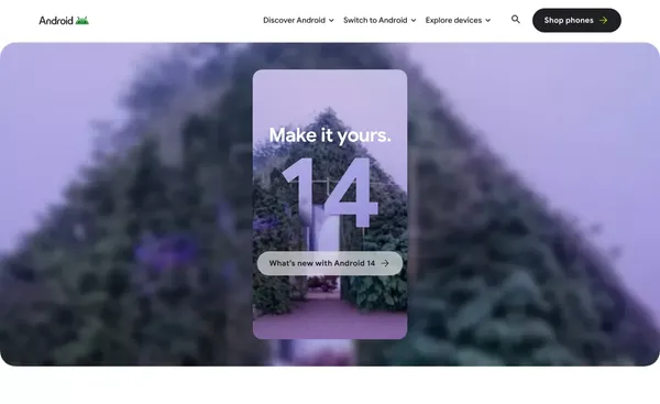 Android | Do More With Google on Android Phones & Devices - Landing design inspiration