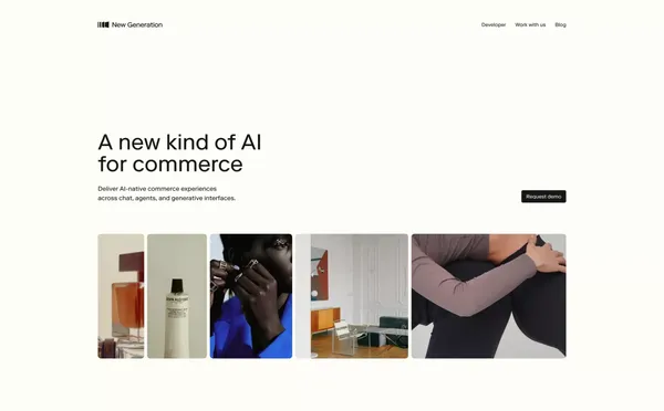 New Generation - Landing design inspiration