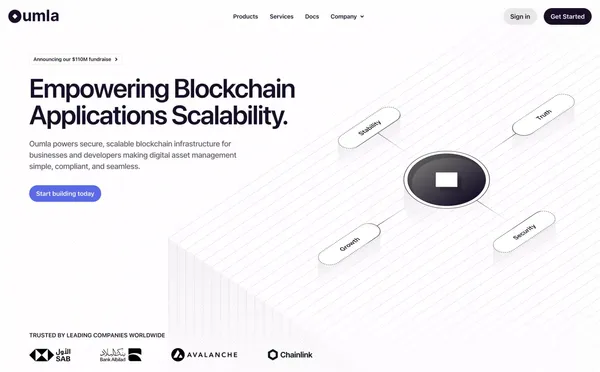 Oumla - Landing design inspiration