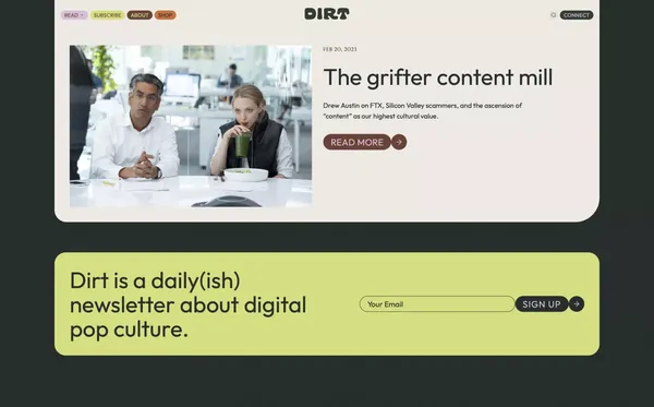 Digital culture and entertainment insights daily: Digital culture and entertainment insights daily - Landing design inspiration