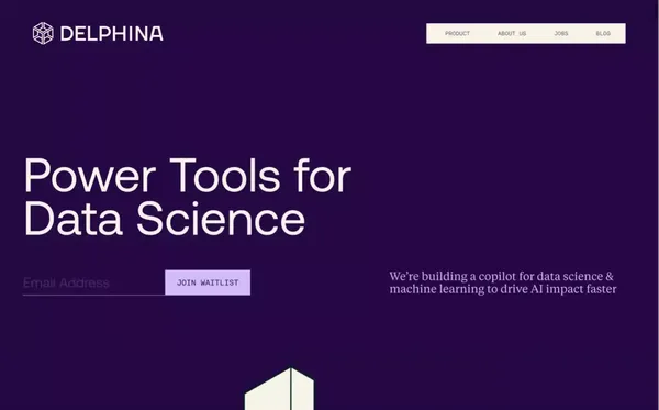 Delphina - Landing design inspiration