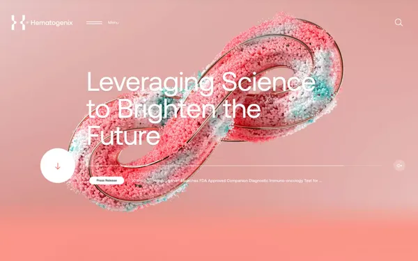 Hematogenix â Bringing Precision Medicine to Everyone - Landing design inspiration