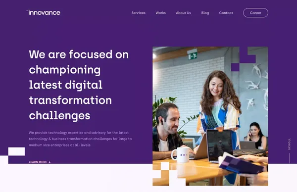 Homepage - Innovance - Landing design inspiration