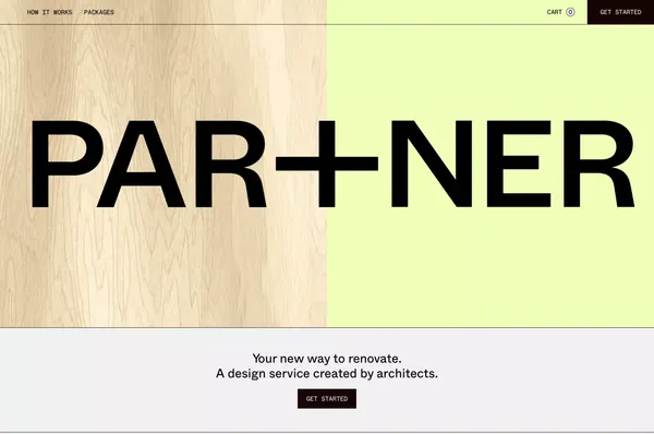 Partner - Landing design inspiration