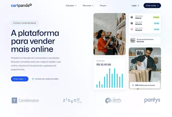 Cartpanda - Landing design inspiration