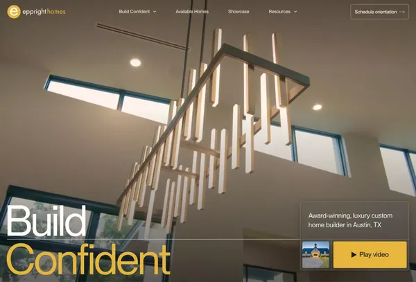 Eppright Homes - Landing design inspiration