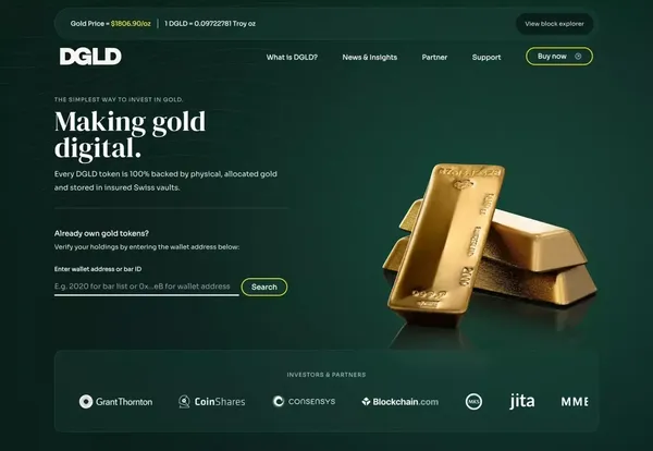 DGLD | Homepage - Landing design inspiration
