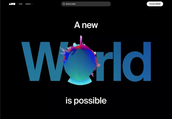 Worlds | Foundation - Landing design inspiration