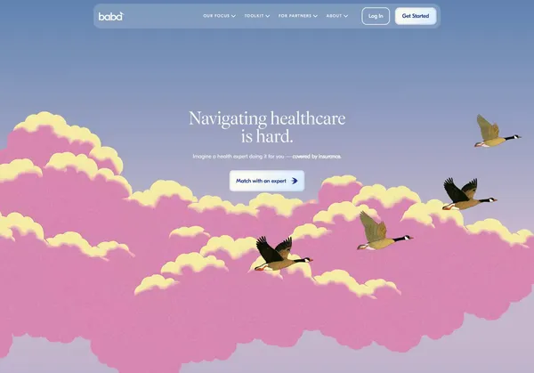 Baba Care | The assistant for self-care and caregiving. - Landing design inspiration