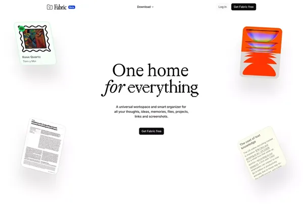 Fabric.so - Landing design inspiration