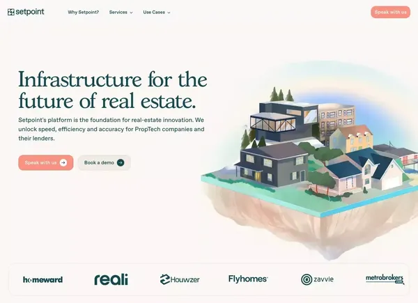 Setpoint — the modern real estate funding platform - Landing design inspiration