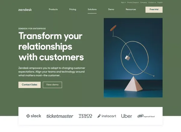Cloudflare Captcha | Zendesk - Landing design inspiration