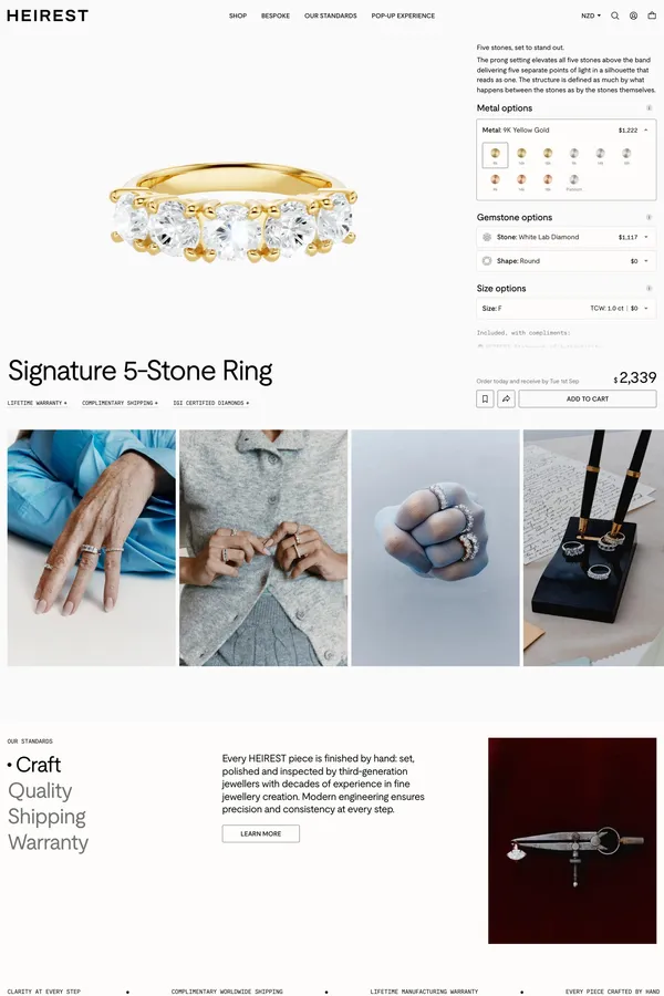 HEIREST | Fine Jewellery, Authored By You