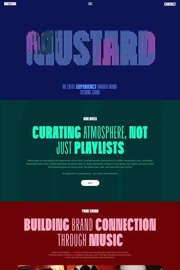 Music Curation & Sound Identity for Hospitality - Mustard Music