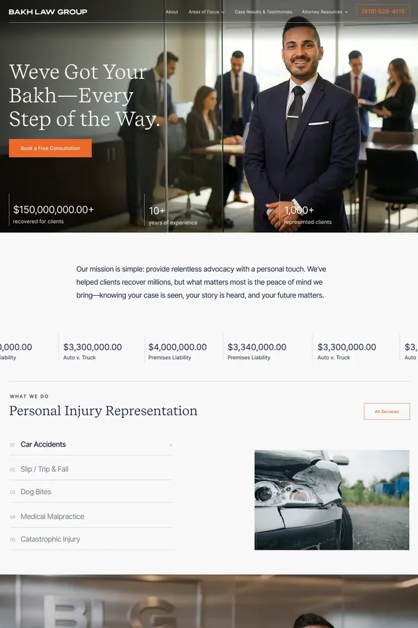 Top Los Angeles Personal Injury Lawyer | Bakh Law Group