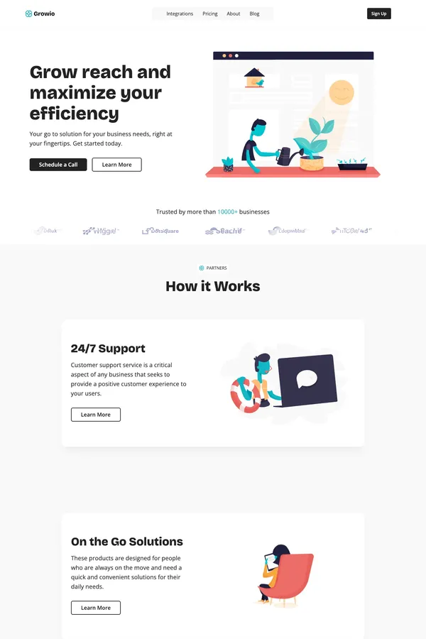 Growio - Webflow HTML Website Template