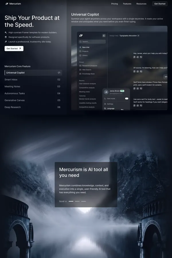 Gurelabs - Premium Framer Website Templates - Template design inspiration