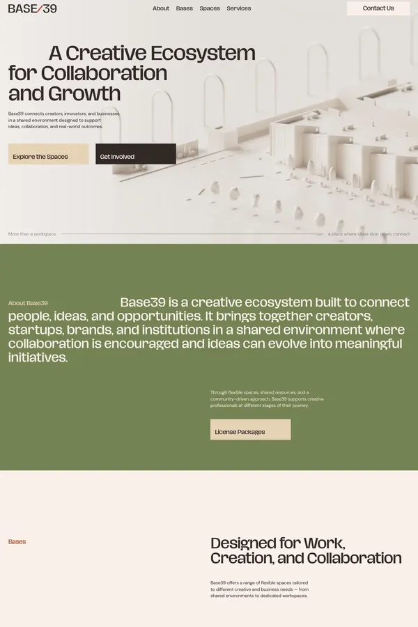 Base39 - Creative Spaces, Studios & Innovation Hub