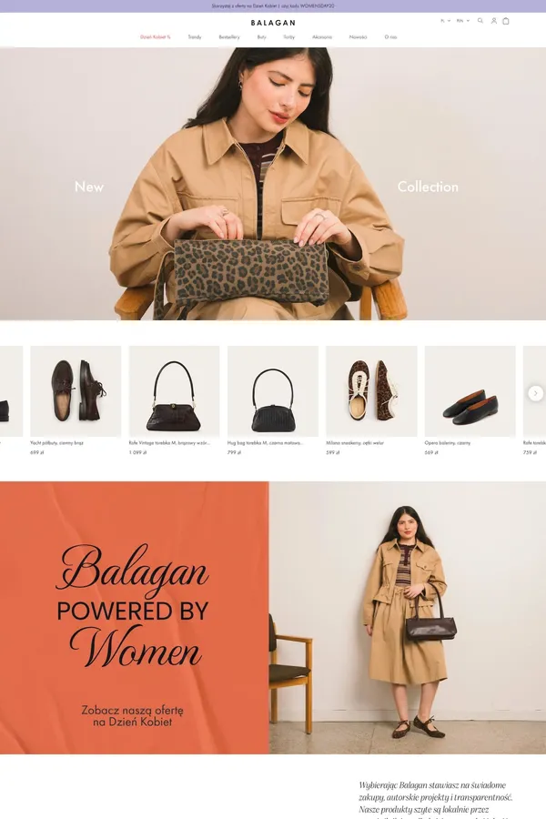 Balagan Studio - Ecommerce design inspiration