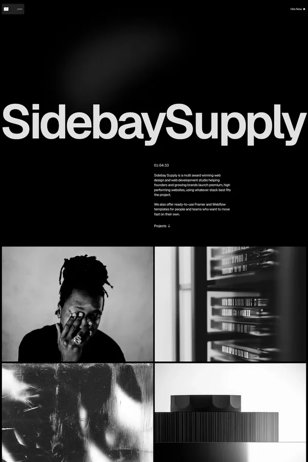 SIDEBAY SUPPLY â¢ Studio + Website Templates