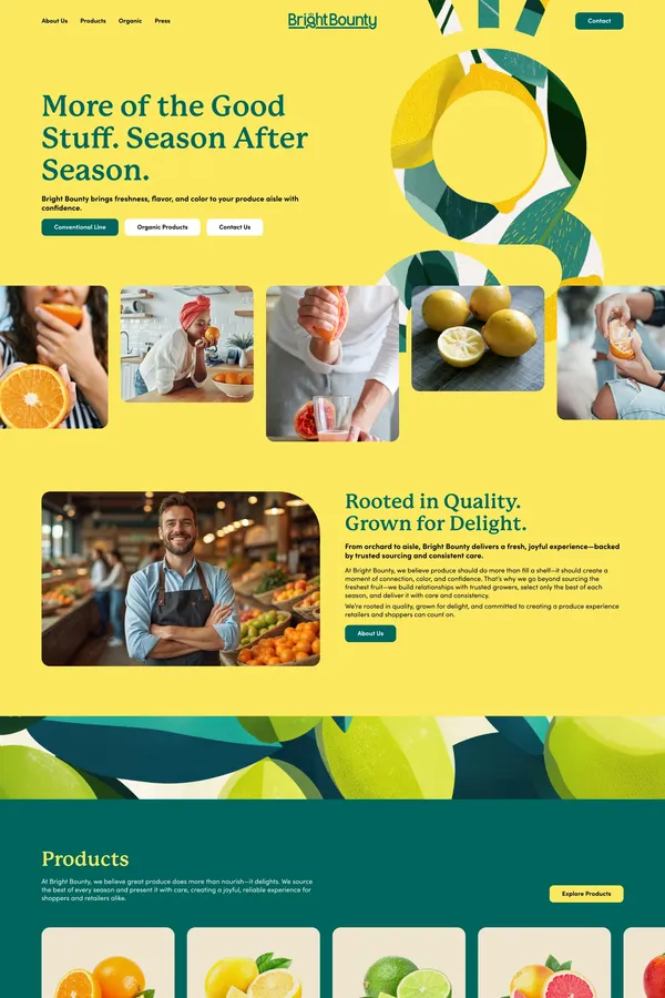 Bright Bounty – Fresh, Flavorful, Reliable Produce