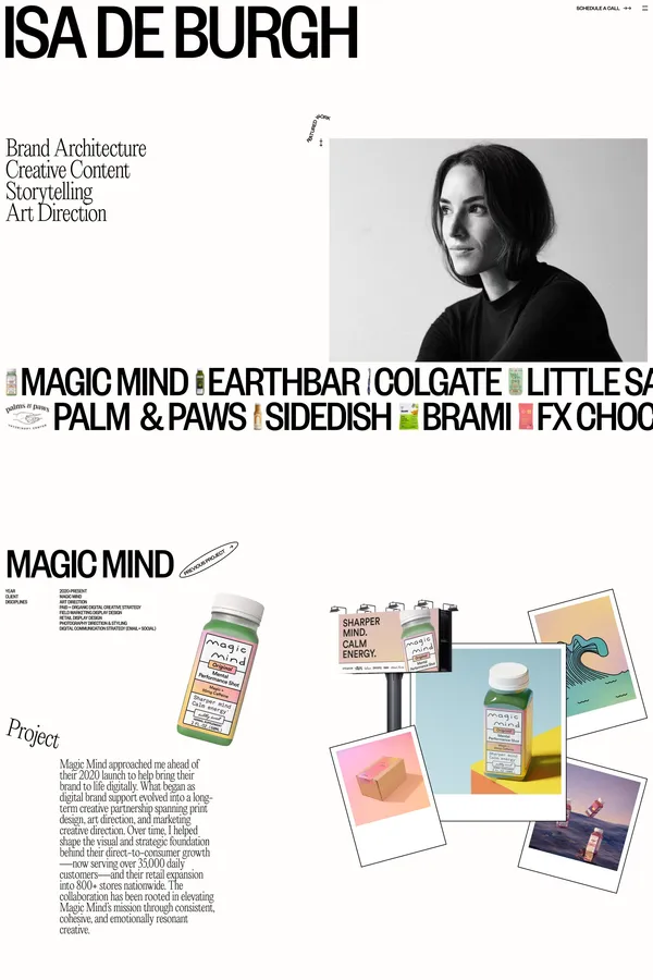 Isa de Burgh – CPG Brand Architect & Creative Director