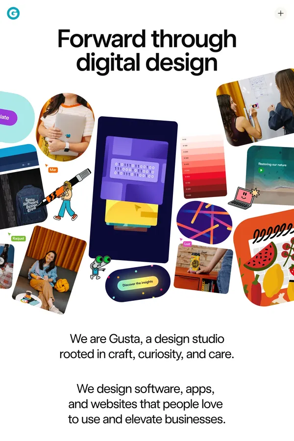 Gusta â Digital design studio in Valencia - Portfolio design inspiration