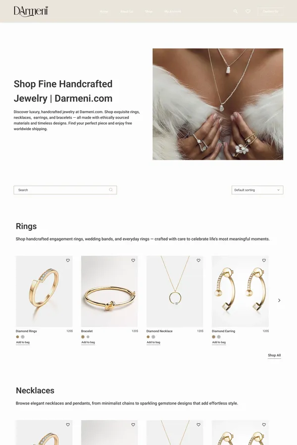 Darmeni – Timeless Handmade Jewelry Crafted to Sparkle with Elegance & Style