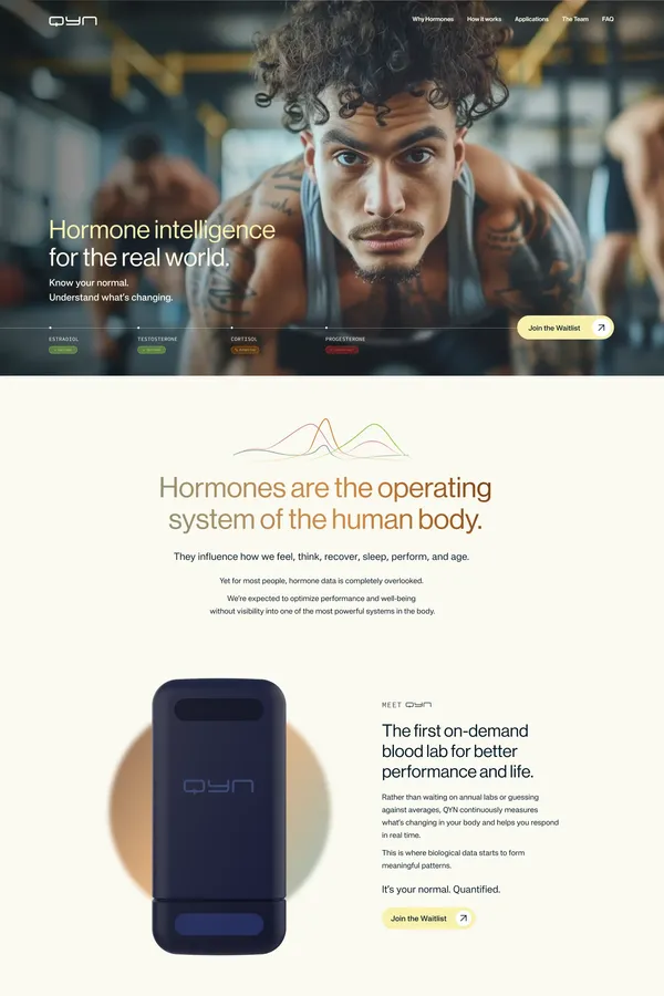QYN | On-Demand Blood Testing for Hormone Monitoring