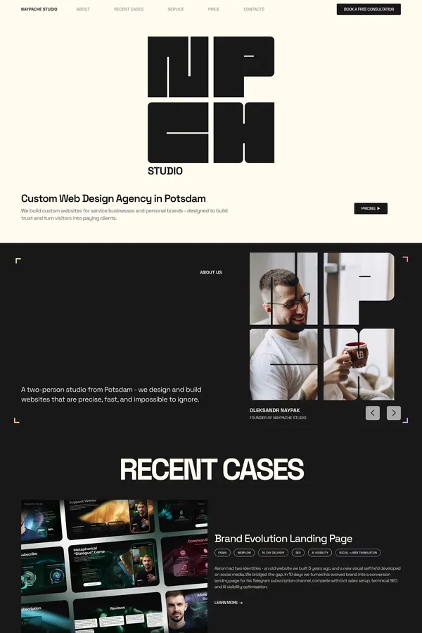 NAYPACHE STUDIO | Custom Web Design & Development Agency in Potsdam