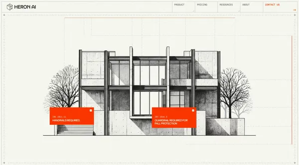 Heron AI | Works inside your design tools - Landing design inspiration