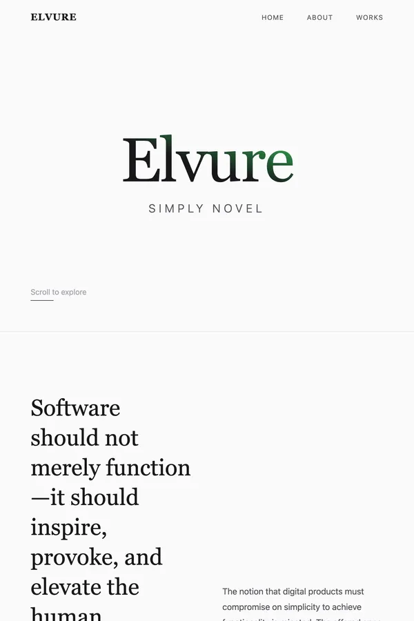 Elvure — Simply Novel