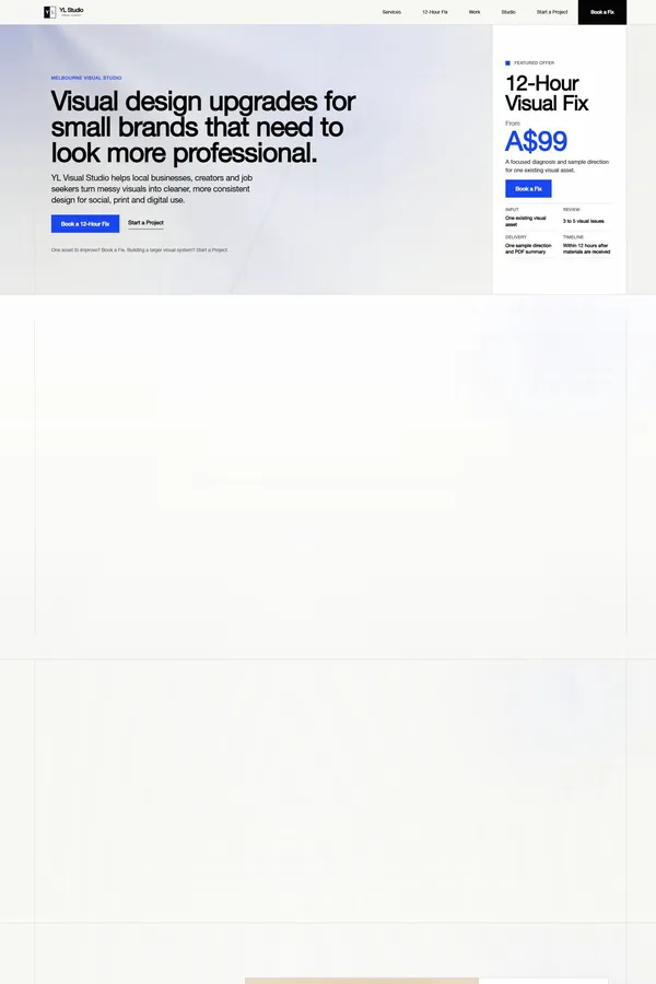 YL Visual Studio | Melbourne Visual Design for Small Brands